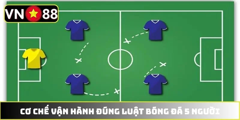 Cơ chế vận hành đúng luật bóng đá 5 người Cơ chế vận hành đúng luật bóng đá 5 người
